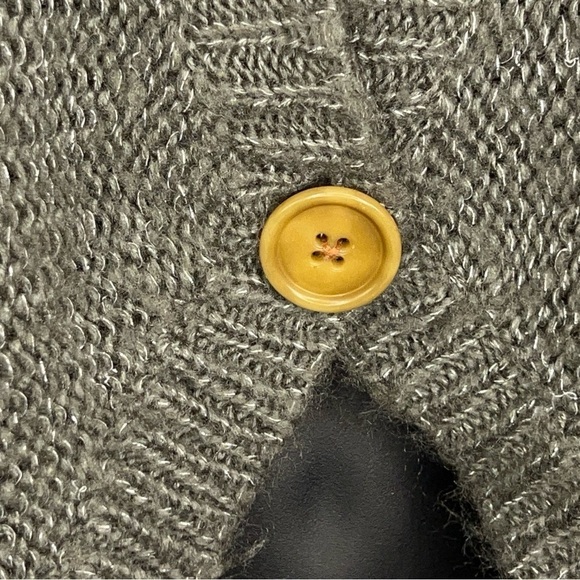 SIZE 22 VINTAGE 90’s GREY KNIT BOLERO SWEATER AVENUE PLUS COZY GRAY SHORT SLEEVE - Picture 3 of 12